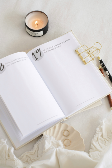 Self-awareness journal | Self-help | 120 journaling prompts | Sandy White